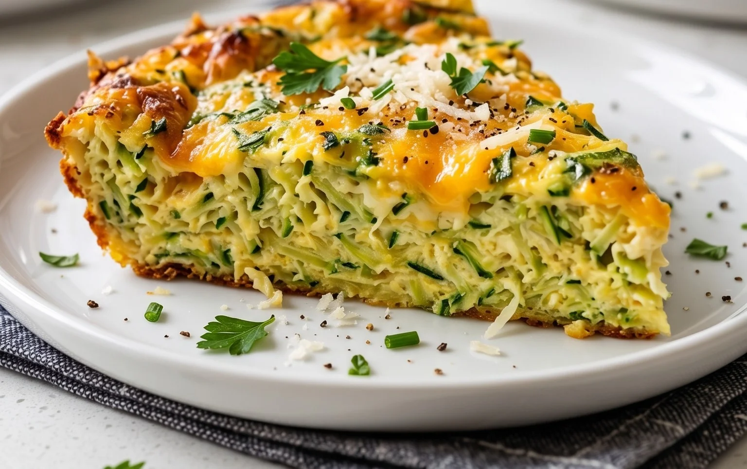 Crustless Zucchini Quiche Recipe