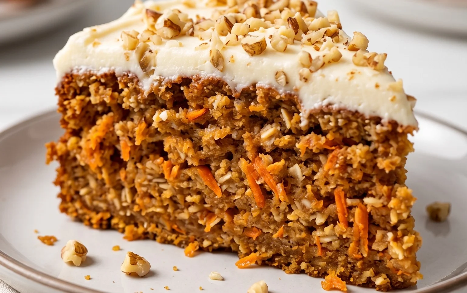 Easy Flourless Oatmeal Carrot Cake Recipe