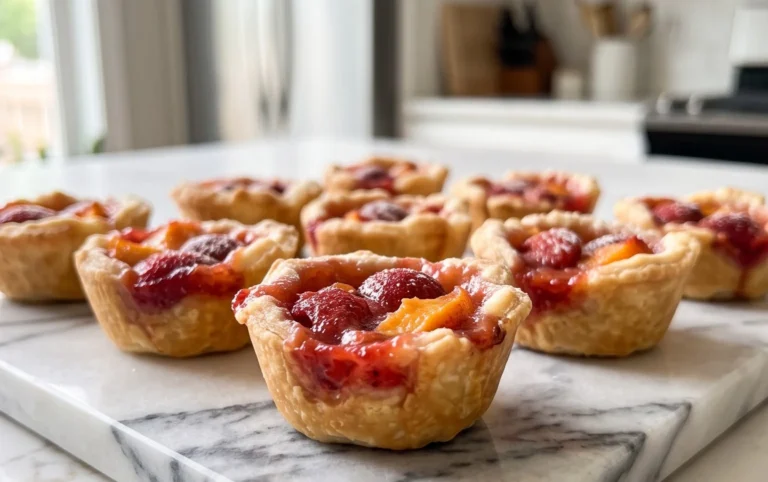Strawberry Peach Pie Bites