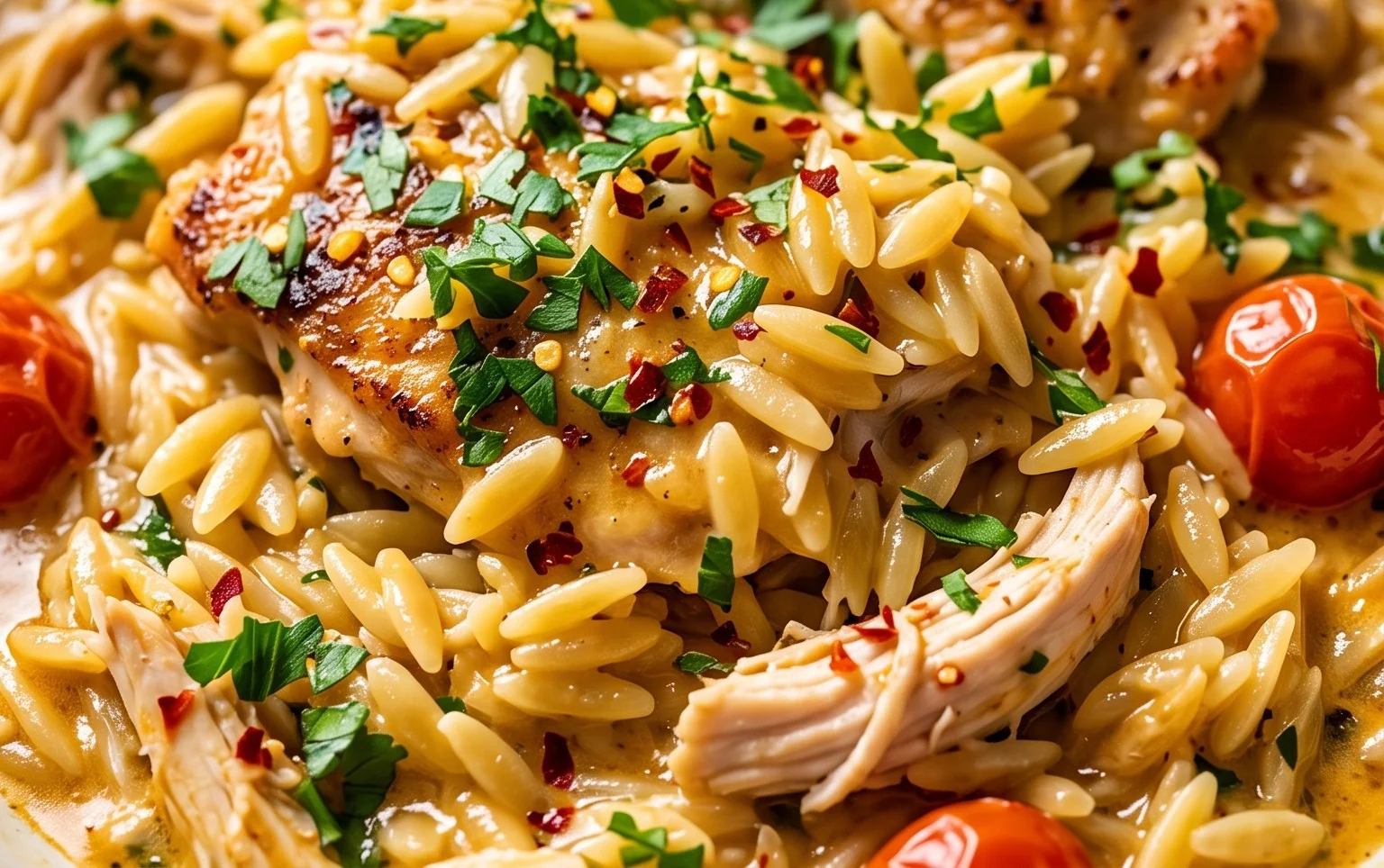 Chicken Orzo (30-Minutes, One-Pan)