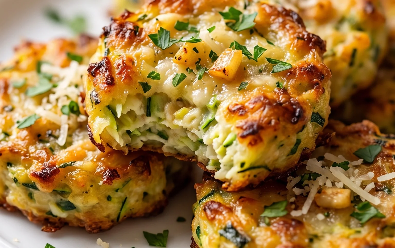 Zucchini Garlic Bites