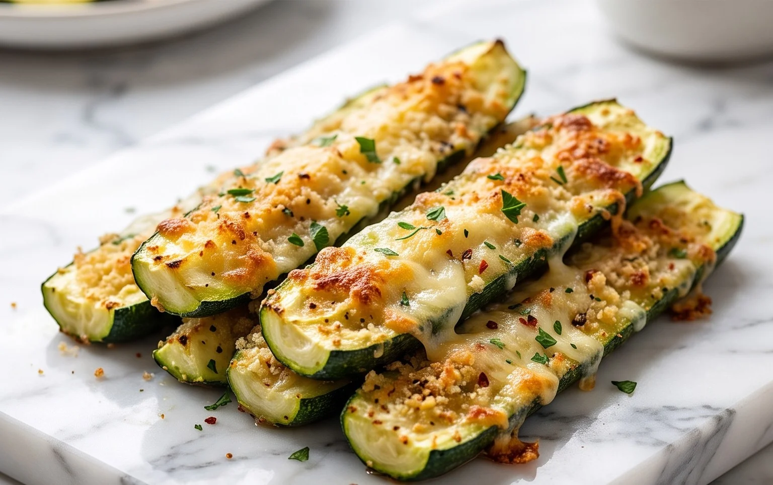 Baked Parmesan Zucchini