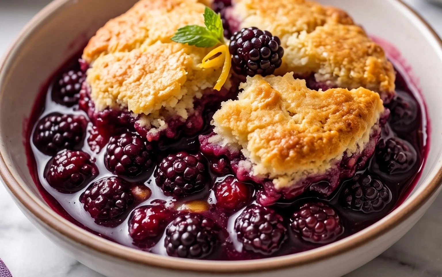 The Pioneer Women's Blackberry Cobbler