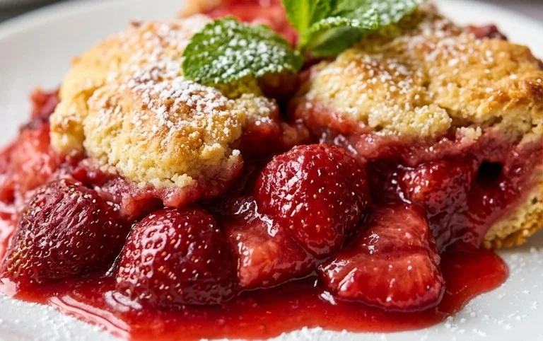 Strawberry Cobbler