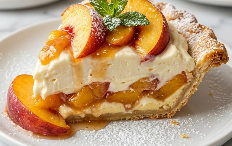 Peaches and Cream Pie