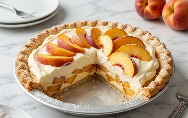 Peaches and Cream Pie