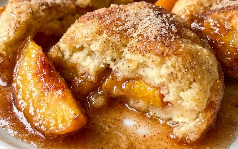 Peach Dumplings