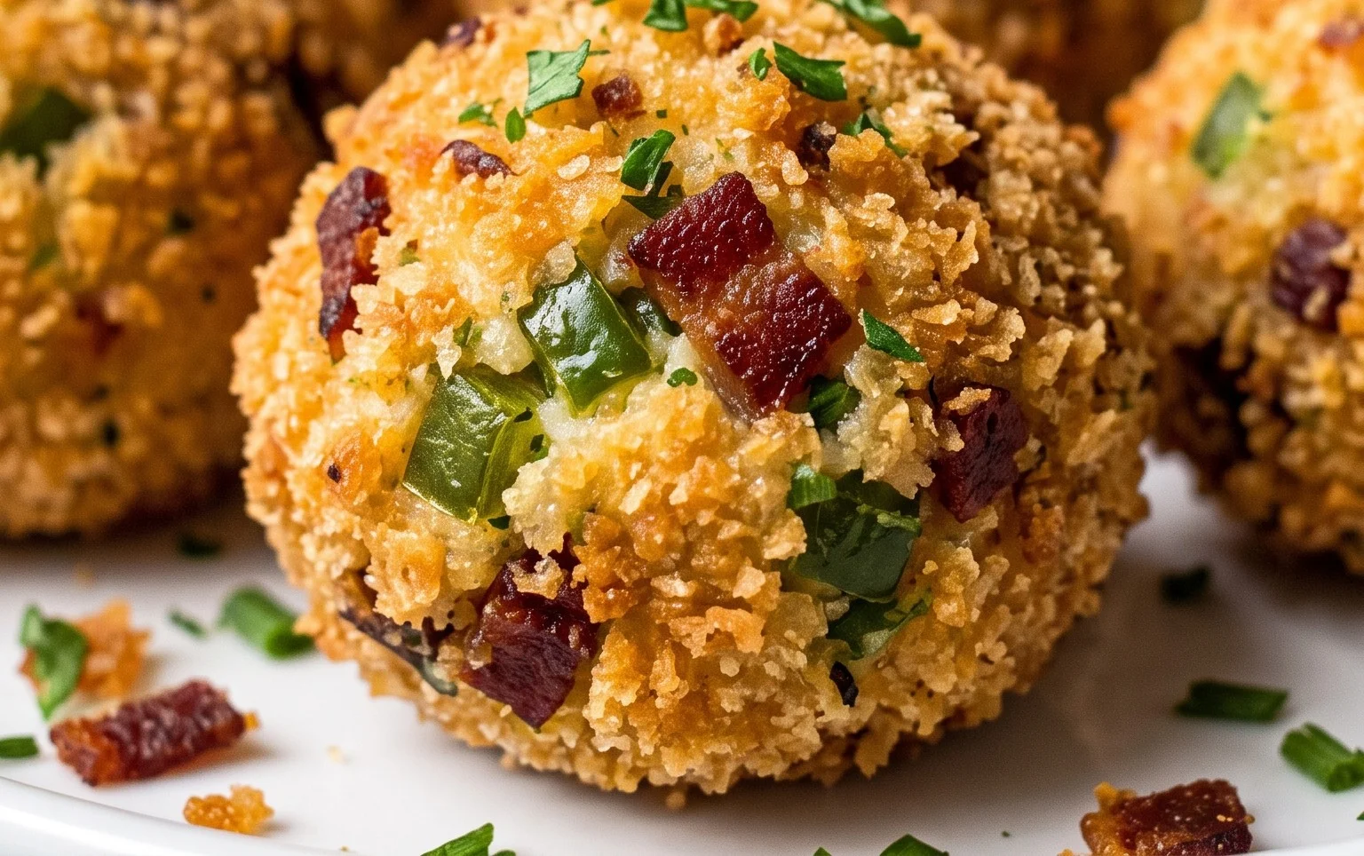 Beef Bacon Jalapeño Popper Cheese Balls