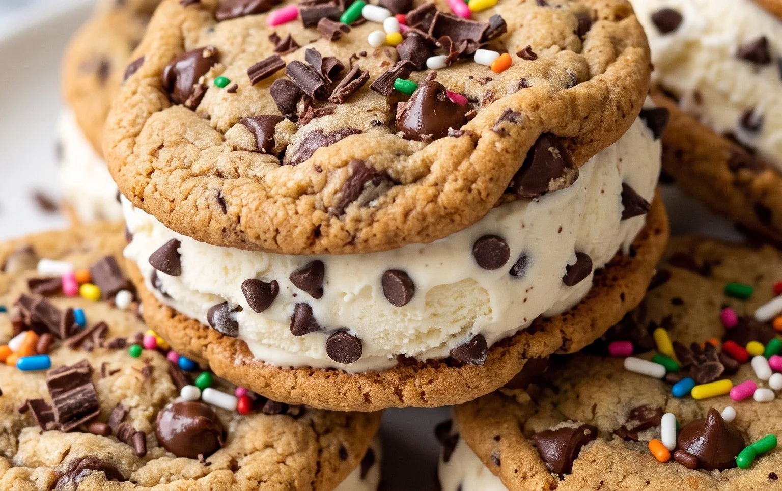 Cookie Ice Cream Sandwiches (Like a Chipwich!)