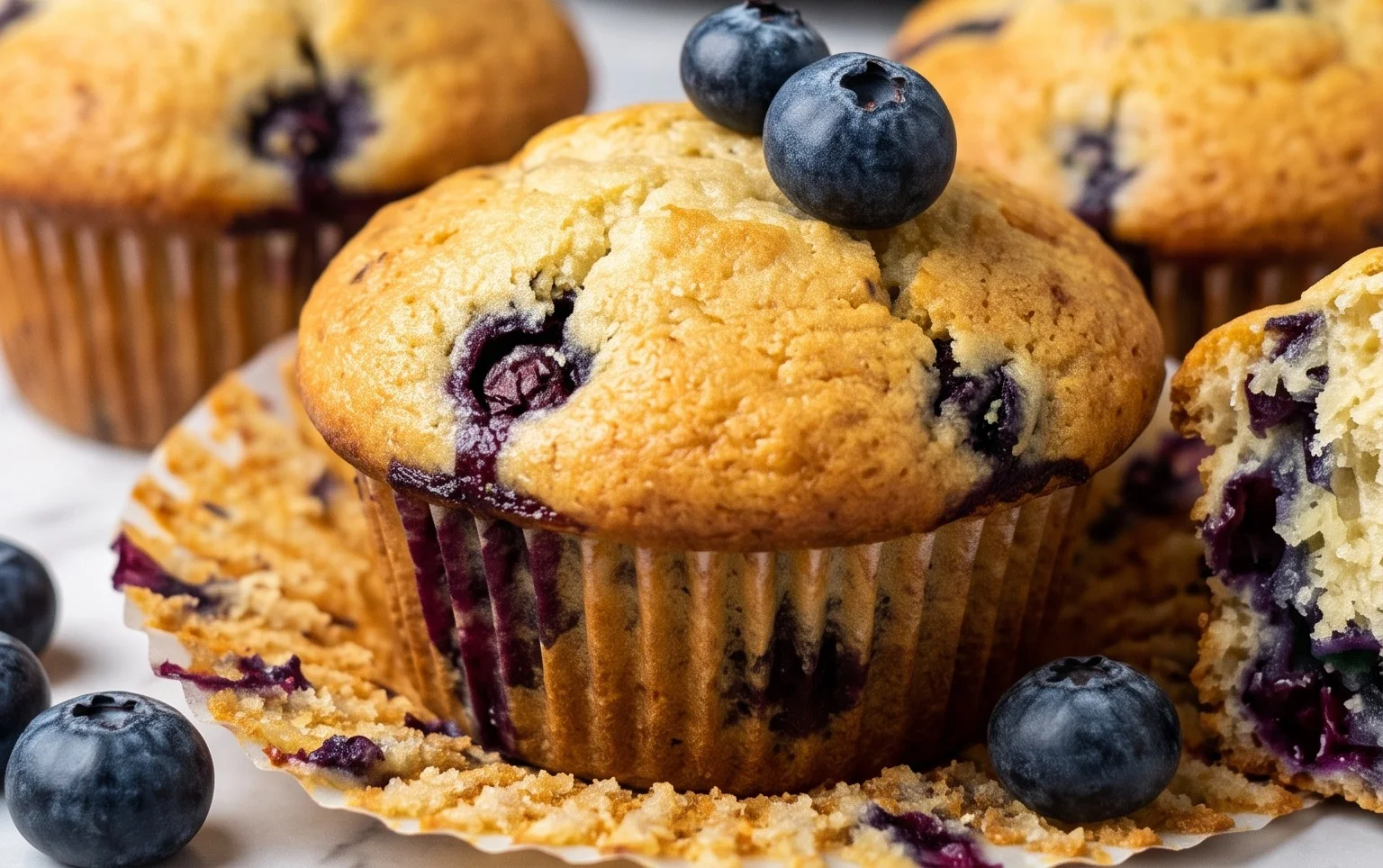 Homemade Blueberry Muffins