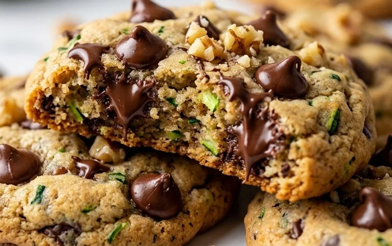 Zucchini Chocolate Chip Cookies