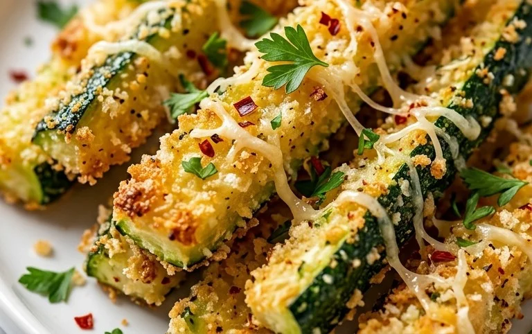 Baked Parmesan Zucchini Fries