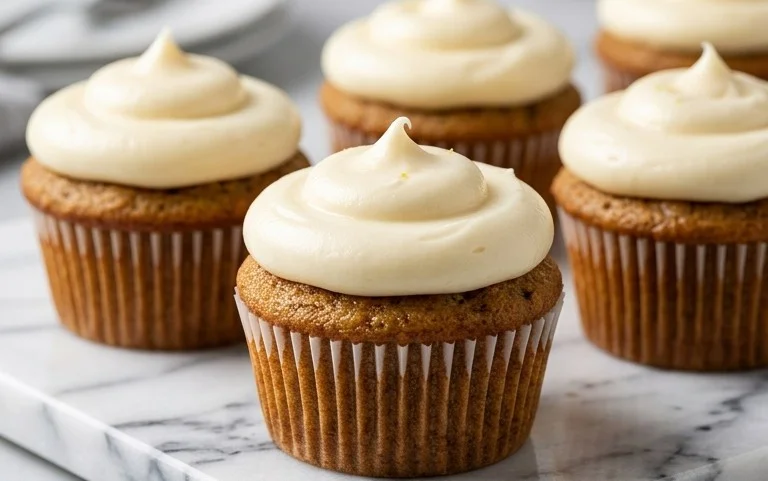 Zucchini Cupcakes with Cream Cheese Frosting