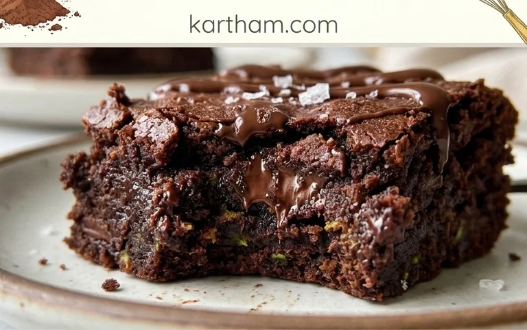 Secretly Healthy Zucchini Brownies
