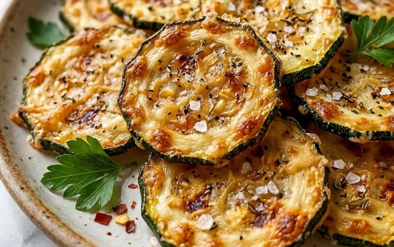 Crispy Baked Zucchini Chips