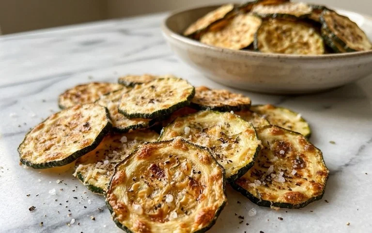 Crispy Baked Zucchini Chips
