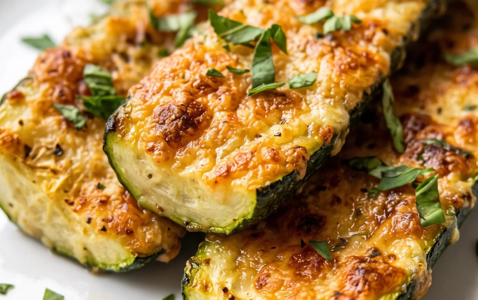 Oven Roasted Parmesan Zucchini 