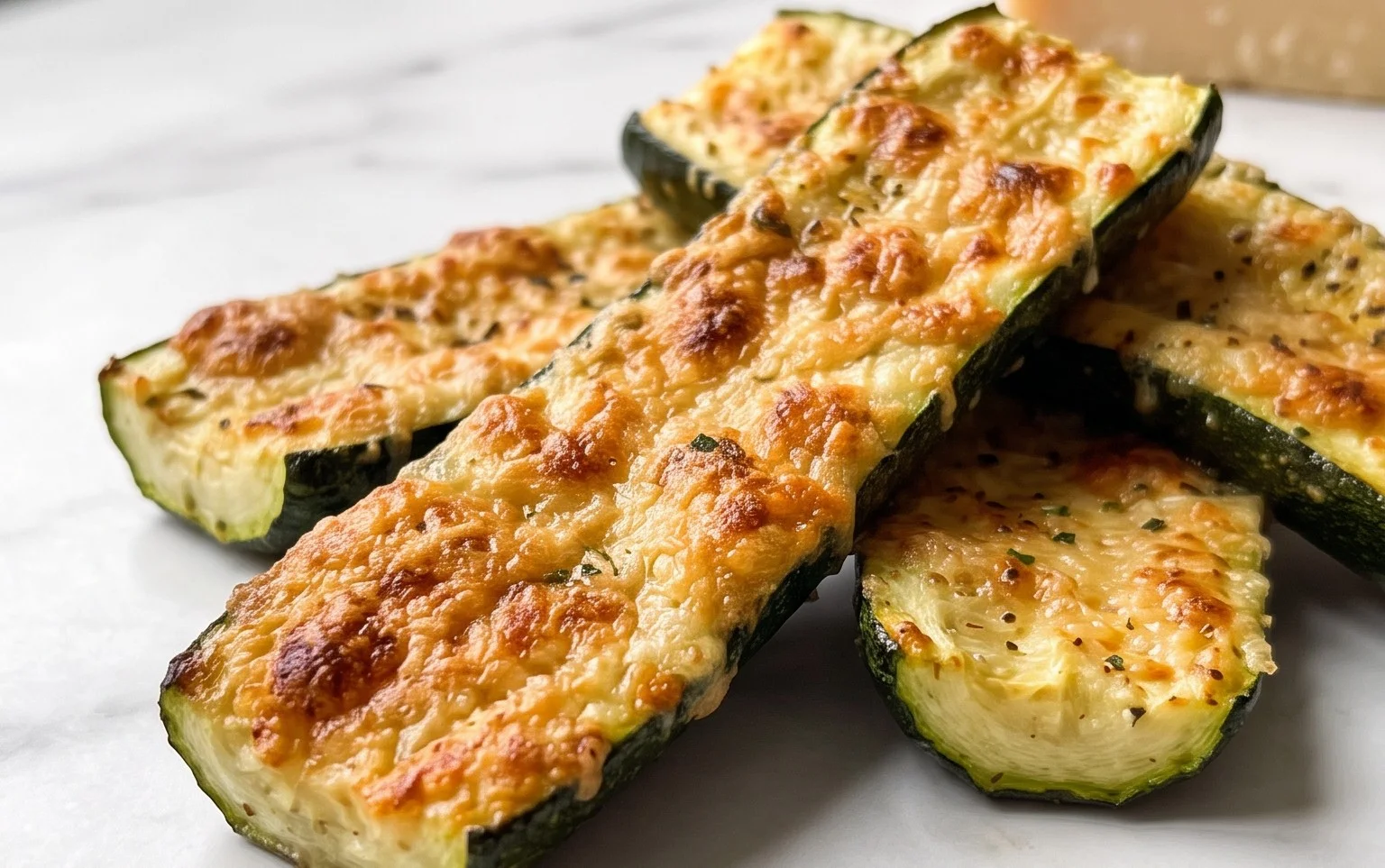 Oven Roasted Parmesan Zucchini 