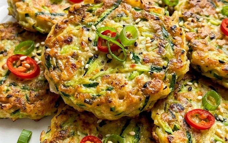 Quick & Easy Korean Zucchini Fritters (Hobak Jeon)