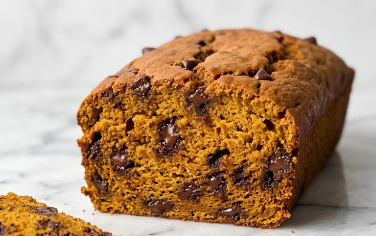 Pumpkin Chocolate Chip Bread