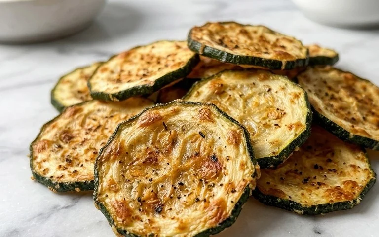 Crispy Baked Zucchini Chips