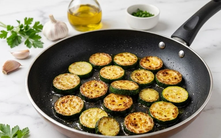 Pan Fried Zucchini