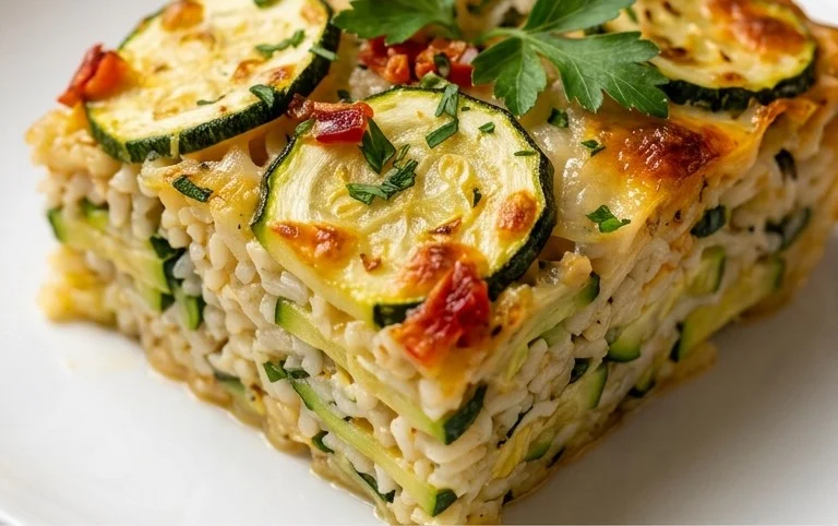 Julia Child's Zucchini and Rice Gratin (Tian de Courgettes au Riz)
