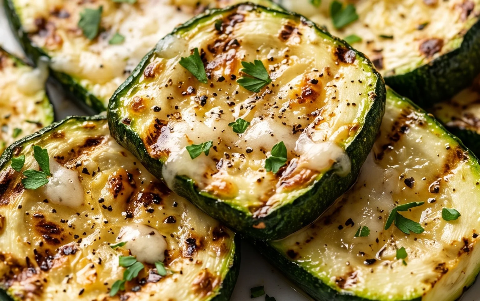 Grilled Zucchini with Parmesan