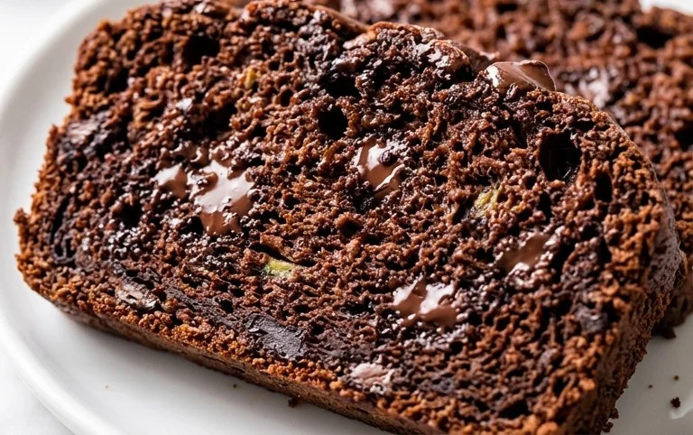 Double Dark Chocolate Zucchini Bread
