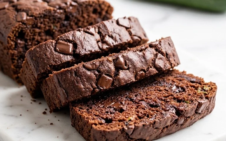 Double Dark Chocolate Zucchini Bread