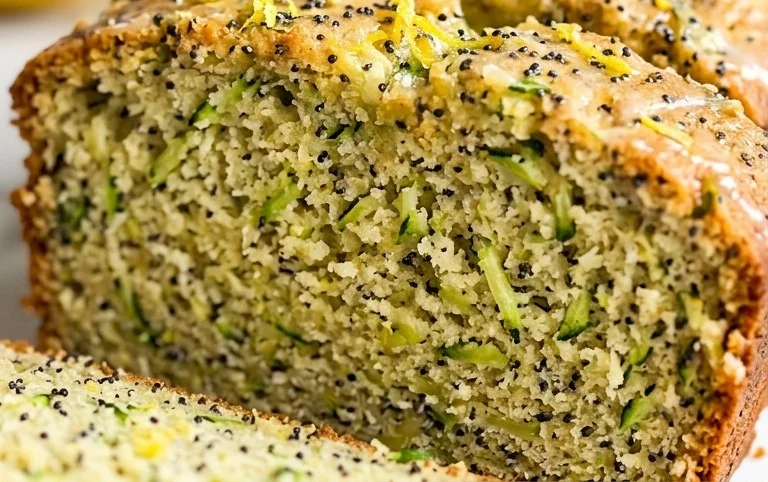 Easy Lemon Poppy Seed Zucchini Bread